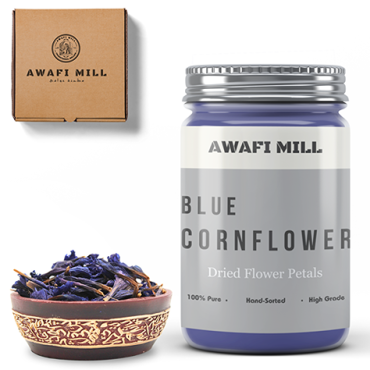 Awafi Mill Blue Cornflower Petals Centaurea Cyanus 100gm